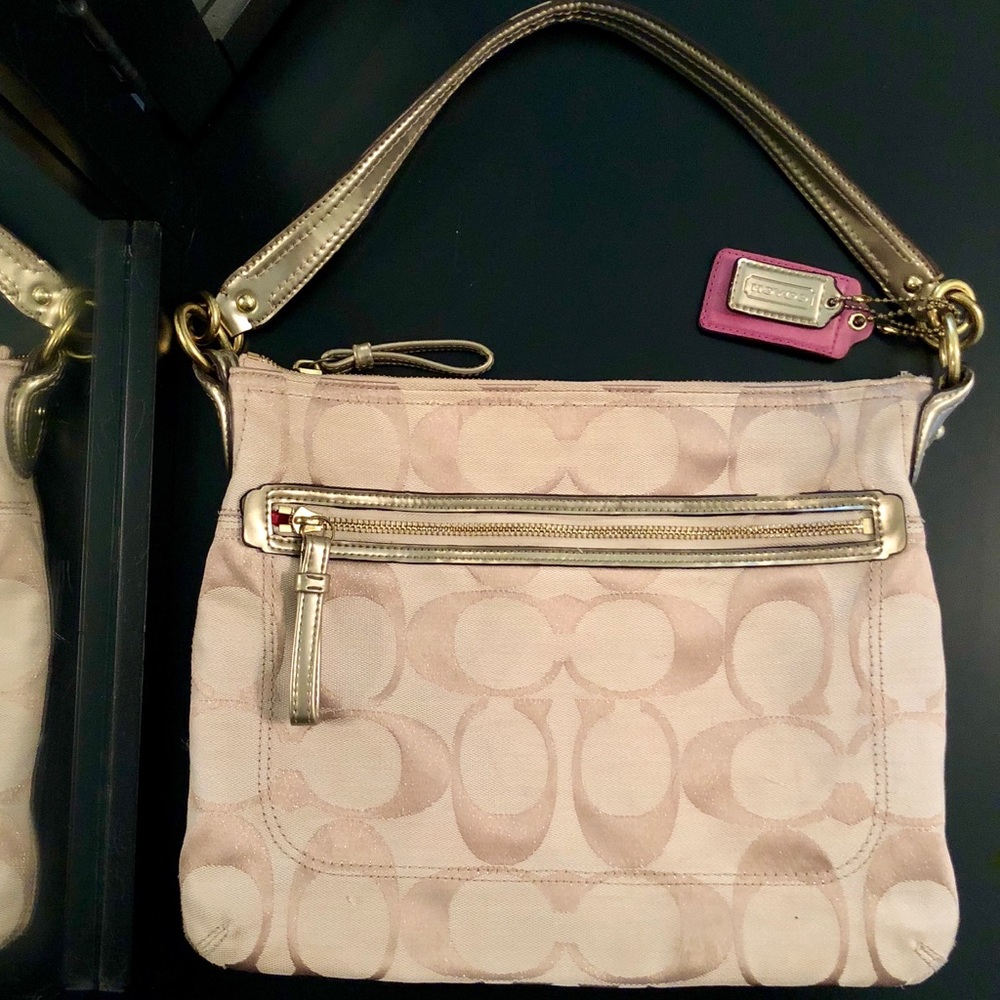 Gold Coach Bag
